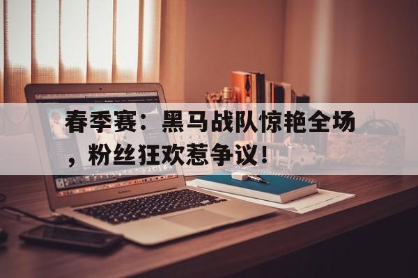 随机春季赛：黑马战队惊艳全场，粉丝狂欢惹争议！黑马战队创始人